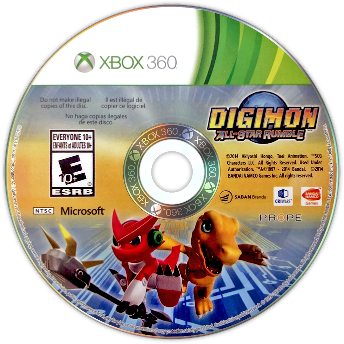 
Digimon: All-Star Rumble | Xbox 360 | game disc/cartridge 1