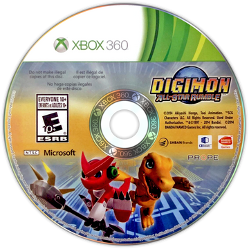 
Digimon: All-Star Rumble | Xbox 360 | game disc/cartridge 1