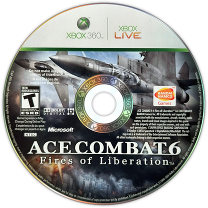 
Ace Combat 6: Fires of Liberation | Xbox 360 | game disc/cartridge 1 | Region: North America | Source: LaunchBox