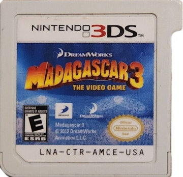 
Madagascar 3: The Video Game | Nintendo 3DS | game disc/cartridge 1