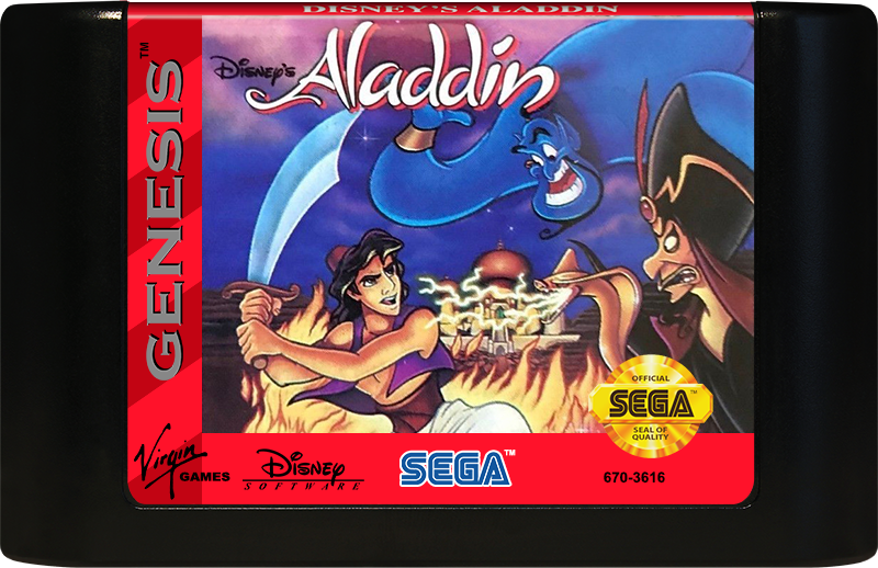 
Disney's Aladdin | Genesis | game disc/cartridge 1