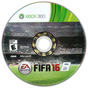
FIFA 16 | Xbox 360 | game disc/cartridge 1 | Region: North America | Source: LaunchBox