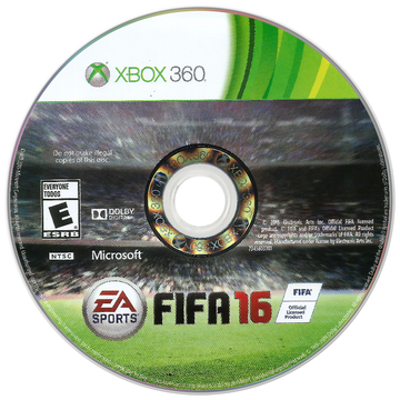
FIFA 16 | Xbox 360 | game disc/cartridge 1 | Region: North America | Source: LaunchBox