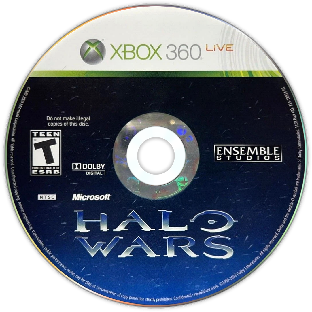 Halo Wars | Xbox 360 | game disc/cartridge 1 | Region: North America | Source: LaunchBox