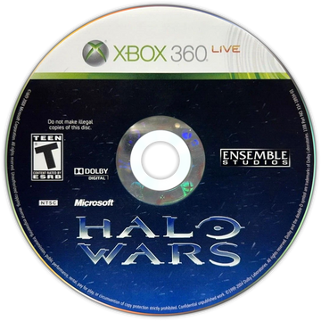 
Halo Wars | Xbox 360 | game disc/cartridge 1 | Region: North America | Source: LaunchBox