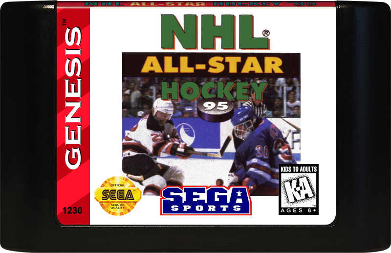 
NHL All-Star Hockey '95 | Genesis | game disc/cartridge 1