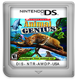 Animal Genius | Nintendo DS | game disc/cartridge 1