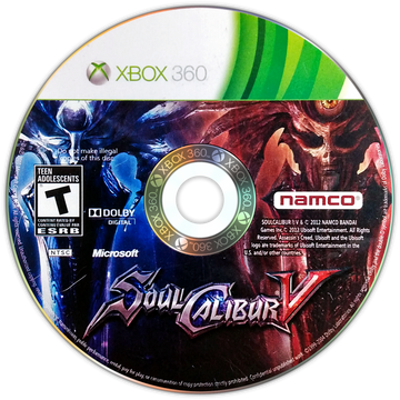 
SoulCalibur V | Xbox 360 | game disc/cartridge 1 | Region: North America | Source: LaunchBox