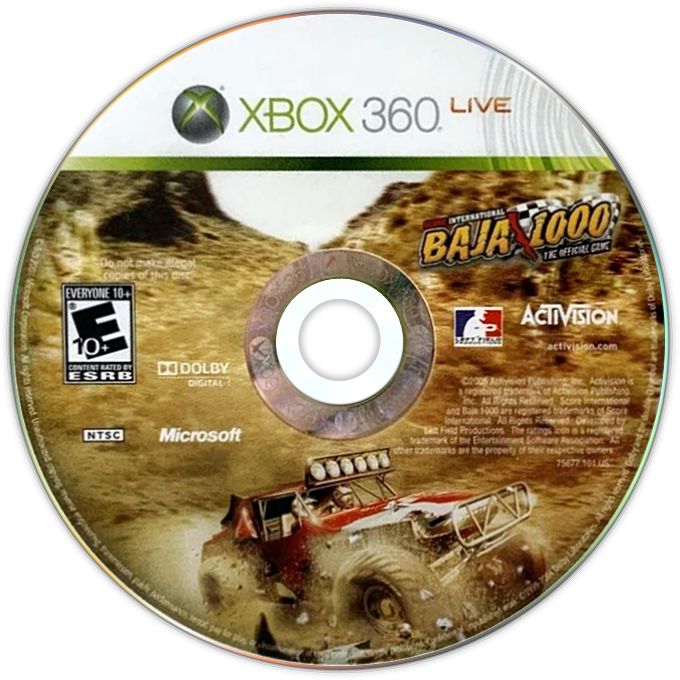
Score International Baja 1000 | Xbox 360 | game disc/cartridge 1