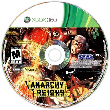 
Anarchy Reigns | Xbox 360 | game disc/cartridge 1 | Region: North America | Source: LaunchBox