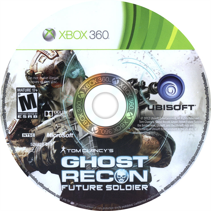 
Tom Clancy's Ghost Recon: Future Soldier | Xbox 360 | game disc/cartridge 1