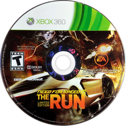 
Need for Speed: The Run | Xbox 360 | game disc/cartridge 1