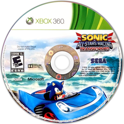 
Sonic & All-Stars Racing: Transformed | Xbox 360 | game disc/cartridge 1