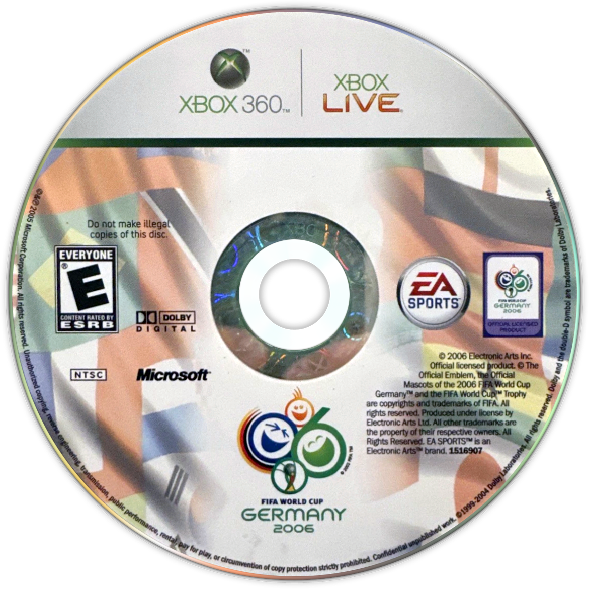 
FIFA World Cup: Germany 2006 | Xbox 360 | game disc/cartridge 1