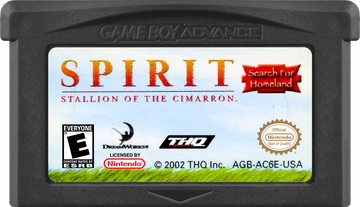 
Spirit: Stallion of the Cimarron | Game Boy Advance | game disc/cartridge 1