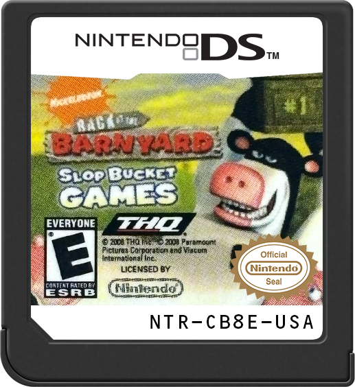 
Back at the Barnyard: Slop Bucket Games | Nintendo DS | game disc/cartridge 1 | Region: North America | Source: LaunchBox