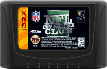
NFL Quarterback Club | SEGA 32X | game disc/cartridge 1
