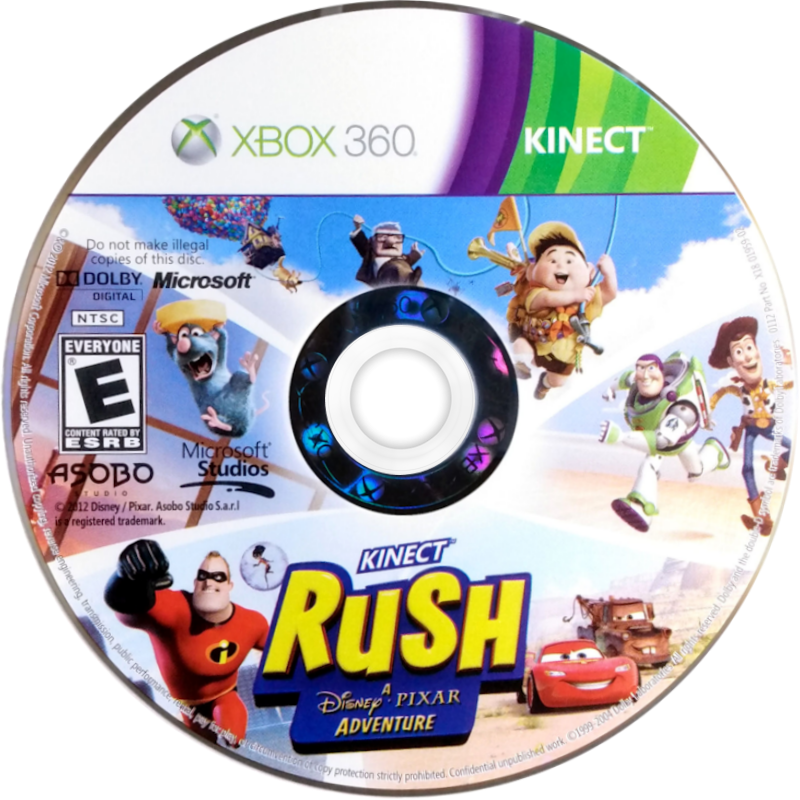 
Kinect Rush: A Disney Pixar Adventure | Xbox 360 | game disc/cartridge 1