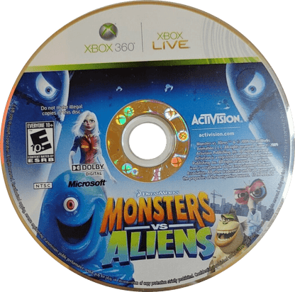 
Monsters vs. Aliens | Xbox 360 | game disc/cartridge 1 | Region: North America | Source: LaunchBox