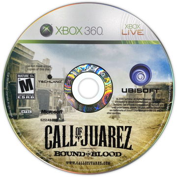 
Call of Juarez: Bound in Blood | Xbox 360 | game disc/cartridge 1 | Region: North America | Source: LaunchBox