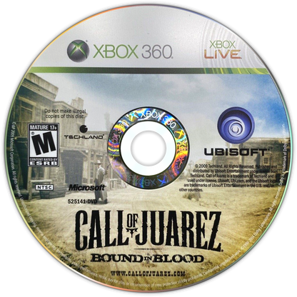 
Call of Juarez: Bound in Blood | Xbox 360 | game disc/cartridge 1 | Region: North America | Source: LaunchBox