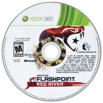 
Operation Flashpoint: Red River | Xbox 360 | game disc/cartridge 1