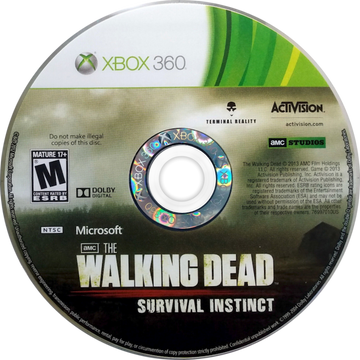
The Walking Dead: Survival Instinct | Xbox 360 | game disc/cartridge 1