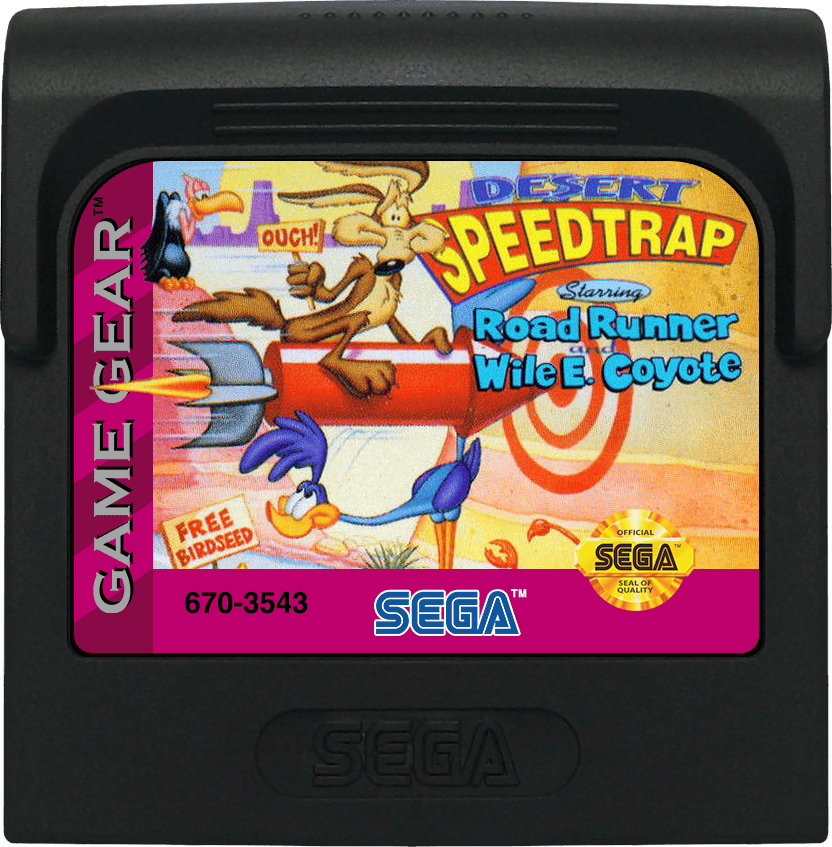 
Desert Speedtrap starring Road Runner and Wile E. Coyote | Game Gear | game disc/cartridge 1