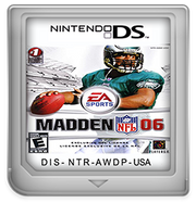 
Madden NFL 06 | Nintendo DS | game disc/cartridge 1