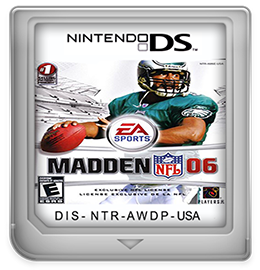 
Madden NFL 06 | Nintendo DS | game disc/cartridge 1