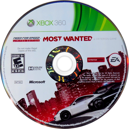 
Need for Speed: Most Wanted | Xbox 360 | game disc/cartridge 1