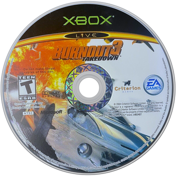 
Burnout 3: Takedown | Xbox | game disc/cartridge 1