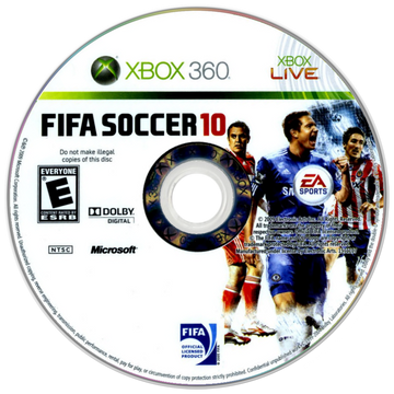 
FIFA Soccer 10 | Xbox 360 | game disc/cartridge 1 | Region: North America | Source: LaunchBox