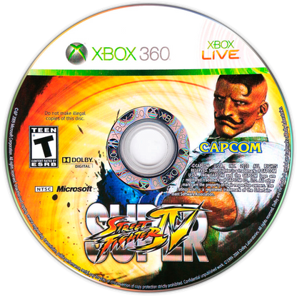 
Super Street Fighter IV | Xbox 360 | game disc/cartridge 1