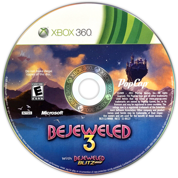 
Bejeweled 3 | Xbox 360 | game disc/cartridge 1 | Region: North America | Source: LaunchBox