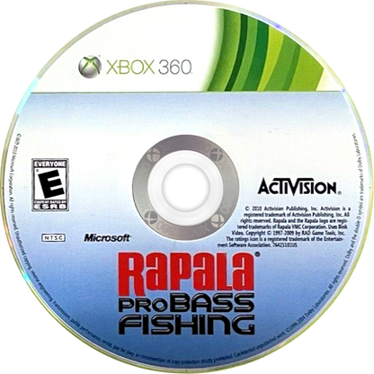 
Rapala: Pro Bass Fishing | Xbox 360 | game disc/cartridge 1 | Region: North America | Source: LaunchBox
