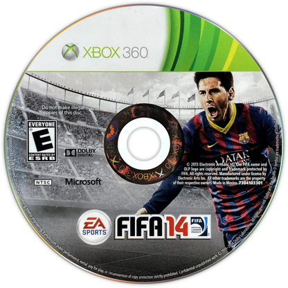 
FIFA 14 | Xbox 360 | game disc/cartridge 1 | Region: North America | Source: LaunchBox