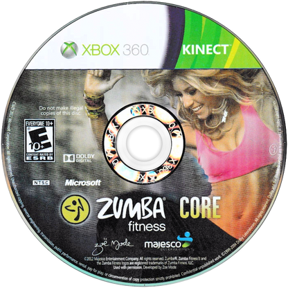 
Zumba Fitness Core | Xbox 360 | game disc/cartridge 1 | Region: North America | Source: LaunchBox