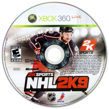 
NHL 2K9 | Xbox 360 | game disc/cartridge 1