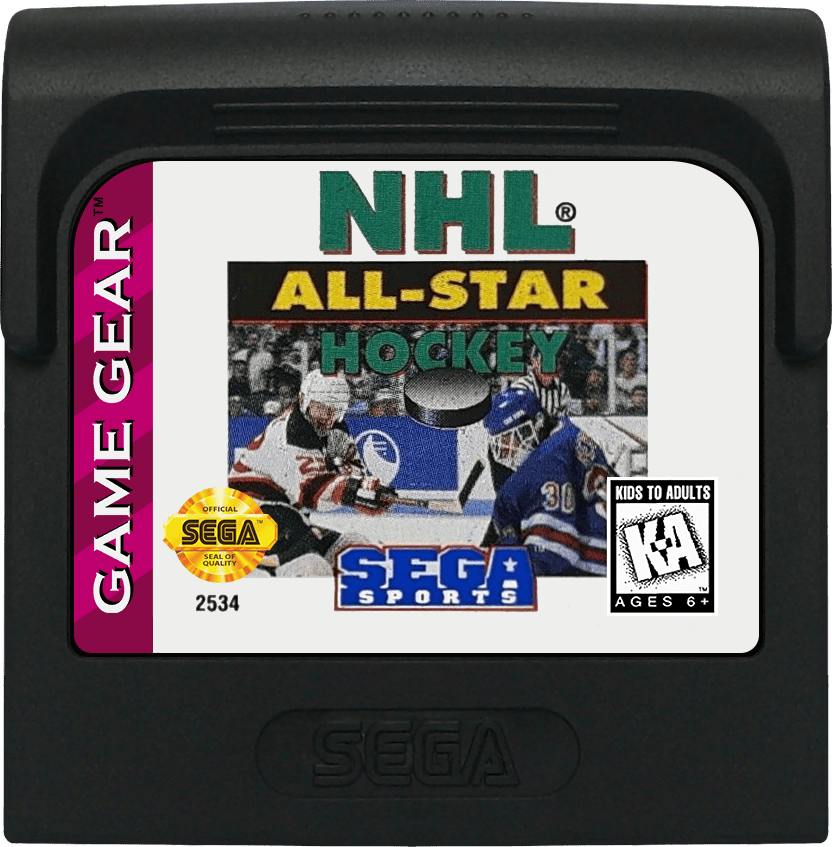 
NHL All-Star Hockey | Game Gear | game disc/cartridge 1