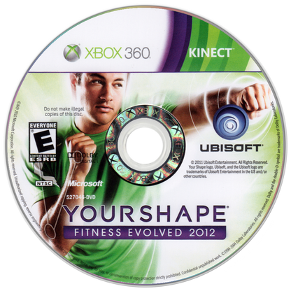 
Your Shape: Fitness Evolved 2012 | Xbox 360 | game disc/cartridge 1 | Region: North America | Source: LaunchBox