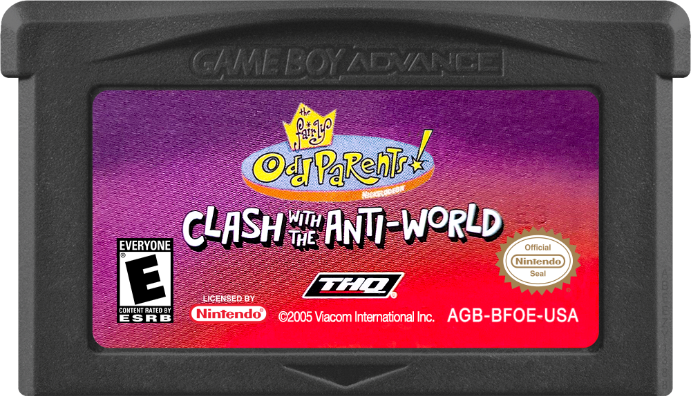 
The Fairly OddParents!: Clash with the Anti-World | Game Boy Advance | game disc/cartridge 1