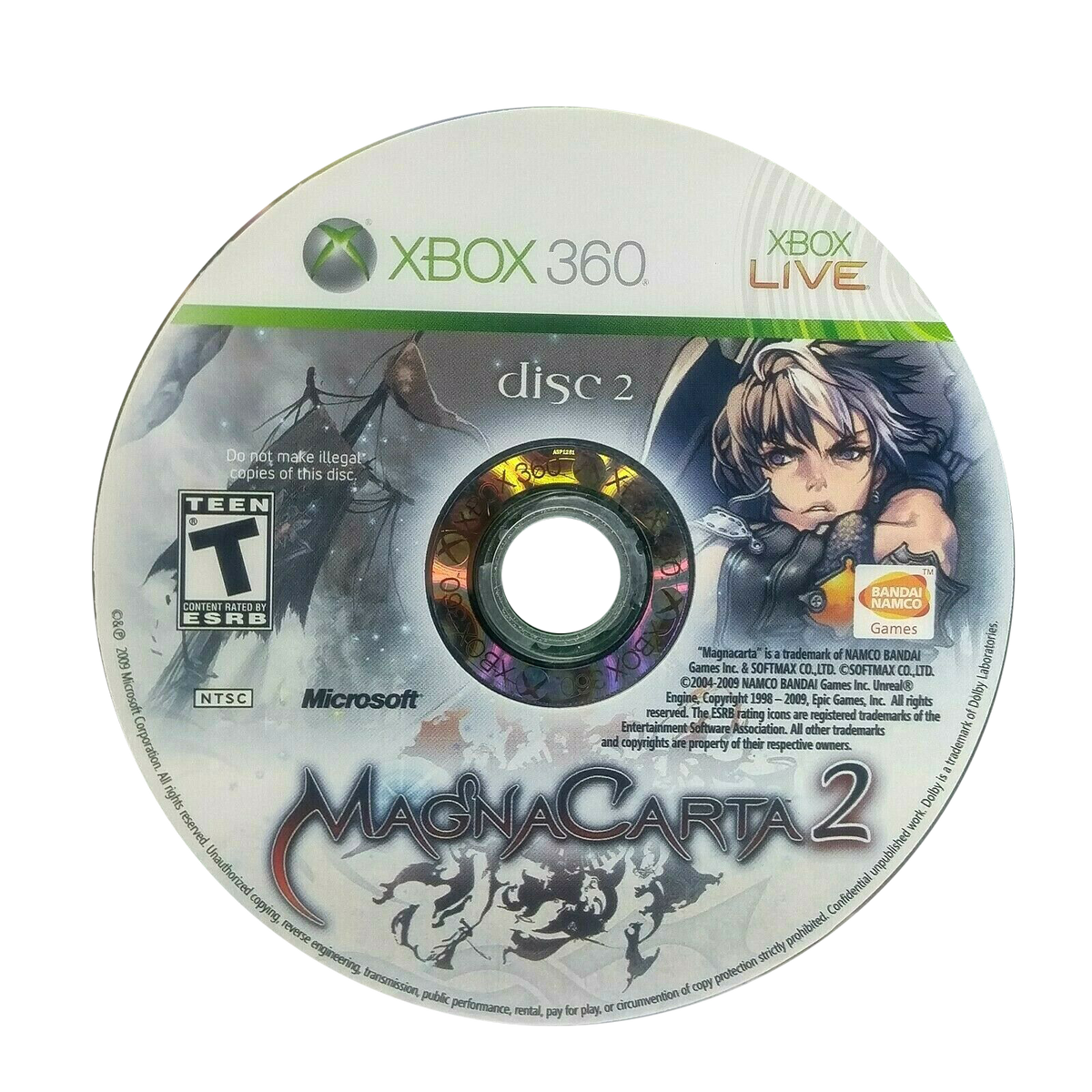 
Magna Carta 2 | Xbox 360 | game disc/cartridge 1