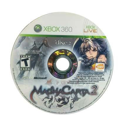 
Magna Carta 2 | Xbox 360 | game disc/cartridge 1