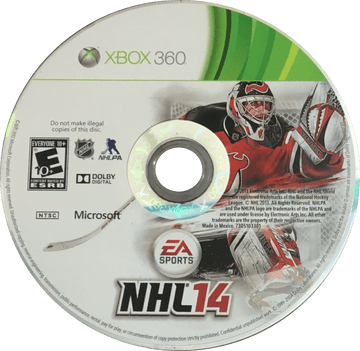 
NHL 14 | Xbox 360 | game disc/cartridge 1 | Region: North America | Source: LaunchBox
