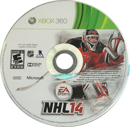 
NHL 14 | Xbox 360 | game disc/cartridge 1 | Region: North America | Source: LaunchBox
