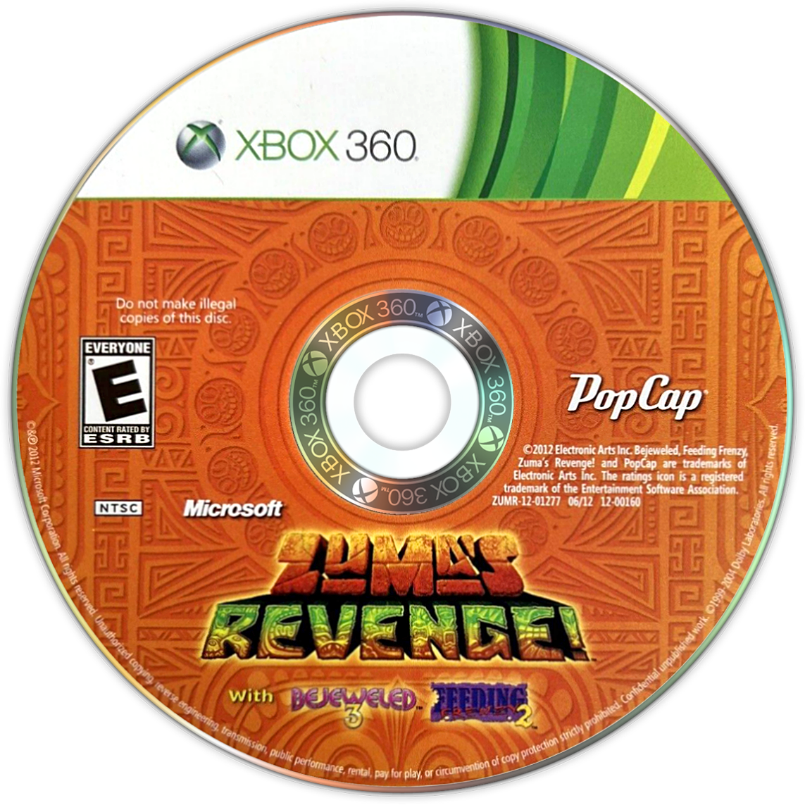
Zuma's Revenge! | Xbox 360 | game disc/cartridge 1 | Region: North America | Source: LaunchBox