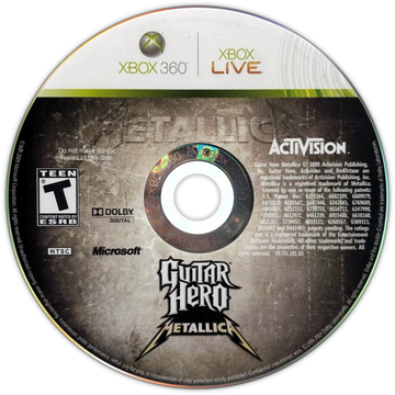 
Guitar Hero: Metallica | Xbox 360 | game disc/cartridge 1