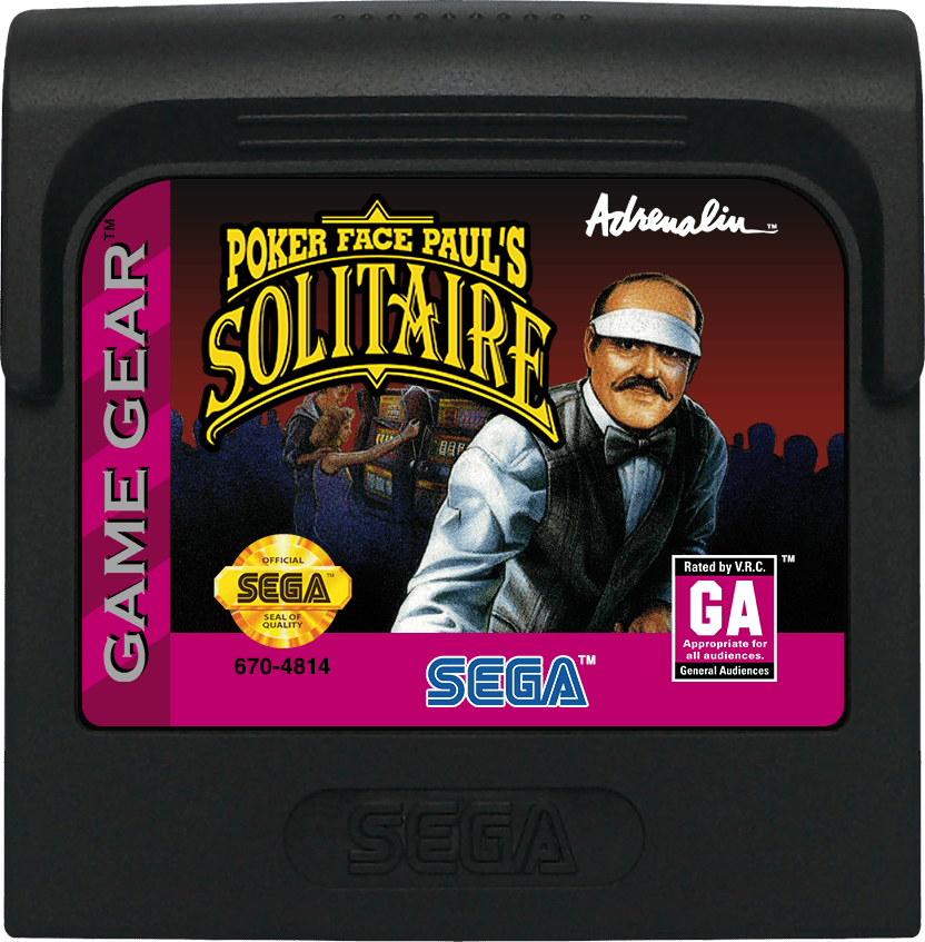 
Poker Face Paul's Solitaire | Game Gear | game disc/cartridge 1