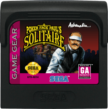 
Poker Face Paul's Solitaire | Game Gear | game disc/cartridge 1